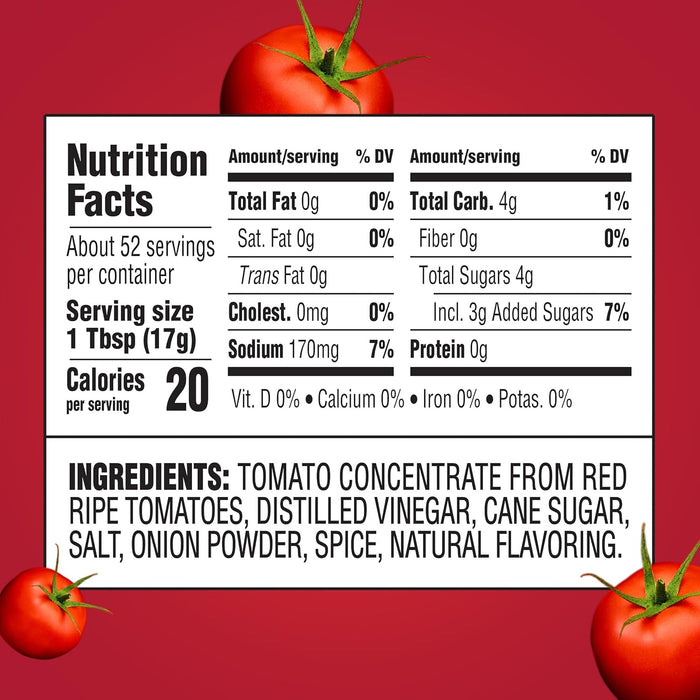 Heinz Simply Tomato Ketchup with No Artificial Sweeteners, 31 oz Bottle