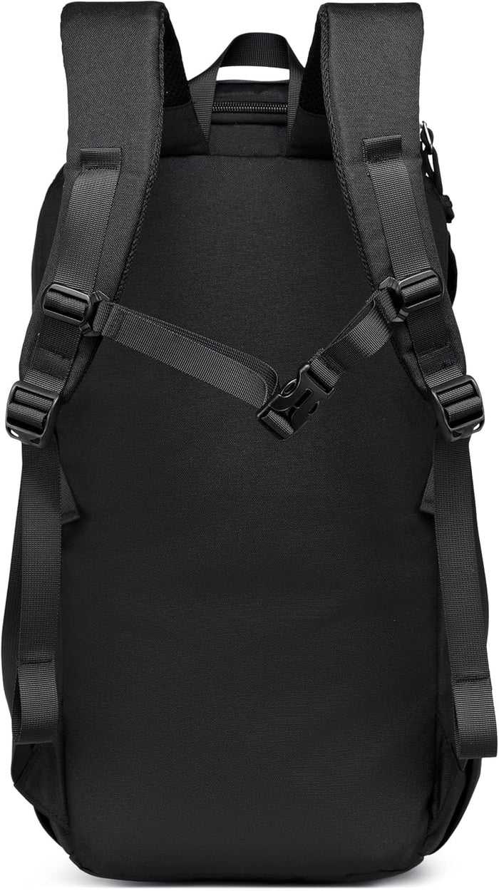 Wotony Tactical Assault Pack Backpack Molle Military Backpack Outdoor Hiking Camping Rucksack Waterproof backpack for men (Black, 25L)