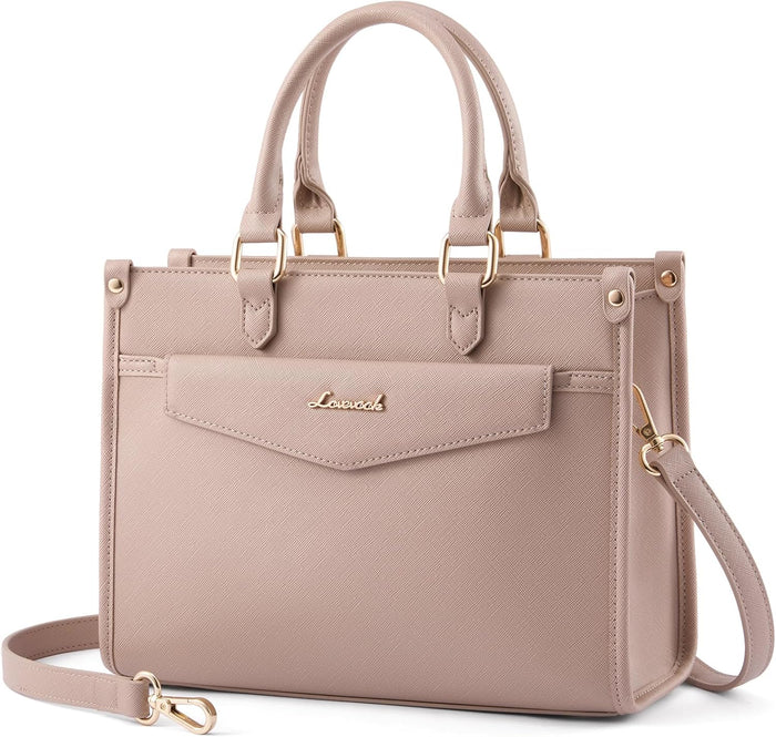 LOVEVOOK Purses and Handbags for Women, Trendy Satchel Tote Purse, PU Leather Crossbody Shoulder Bag Top Handle for Ladies