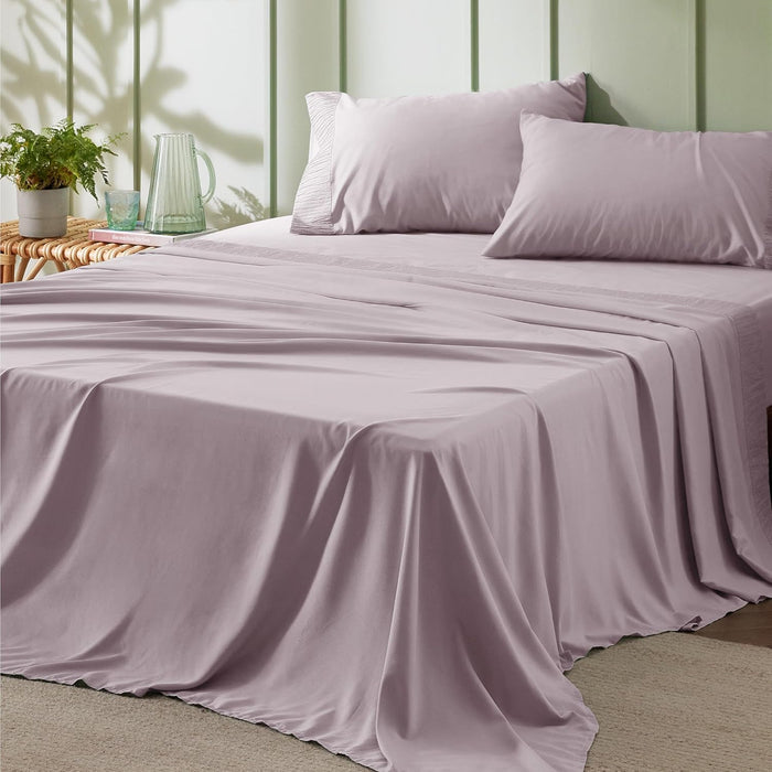 Bedsure Twin Sheets Set - 3 Pieces Soft Twin Bed Sheets - Breathable & Cooling - Hotel Luxury - Easy Care Polyester Microfiber Bedding for Women, Men, Taupe