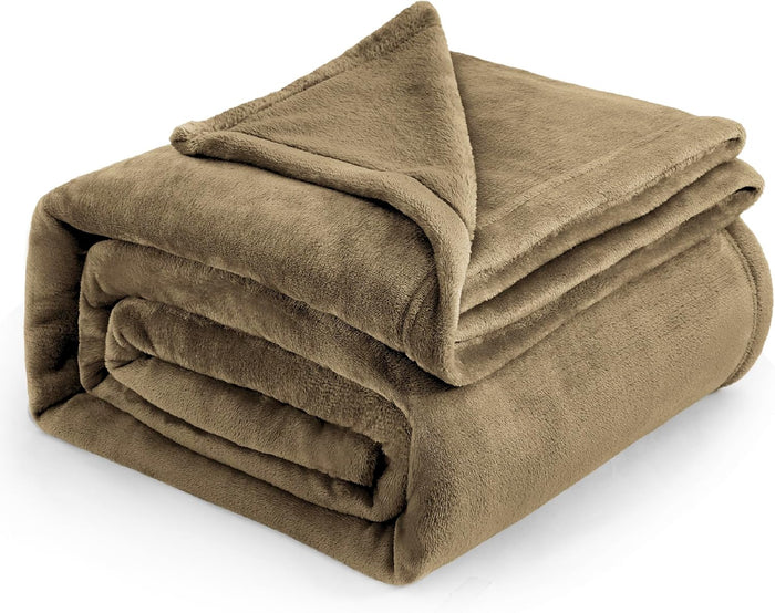 Bedsure Soft Plush Bed Blankets - Lightweight Fuzzy Cozy Luxury Blanket