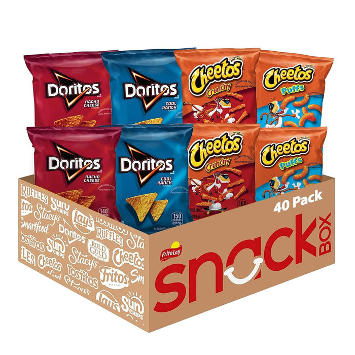 Frito-Lay Variety Packs, Party Mix, Single Serve Bags (40 Pack)