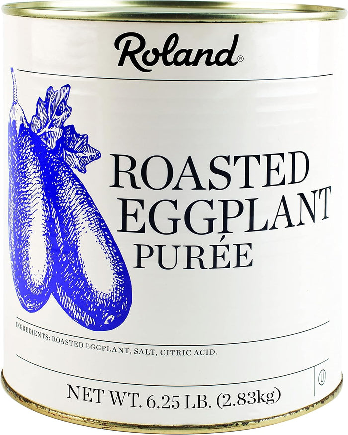Roland Foods Roasted Eggplant Puree, Specialty Imported Food, 6.25 Pound Can, Pack of 1