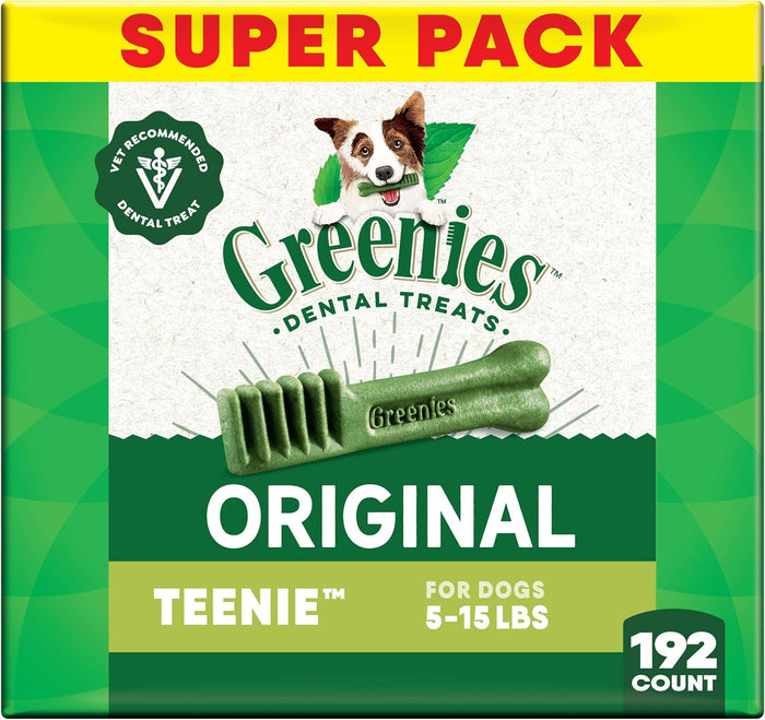 Greenies Veterinarian-Recommended Natural Dental Dog Treats Regular Size, Original Flavor, 12 oz. Pack, 43 Count