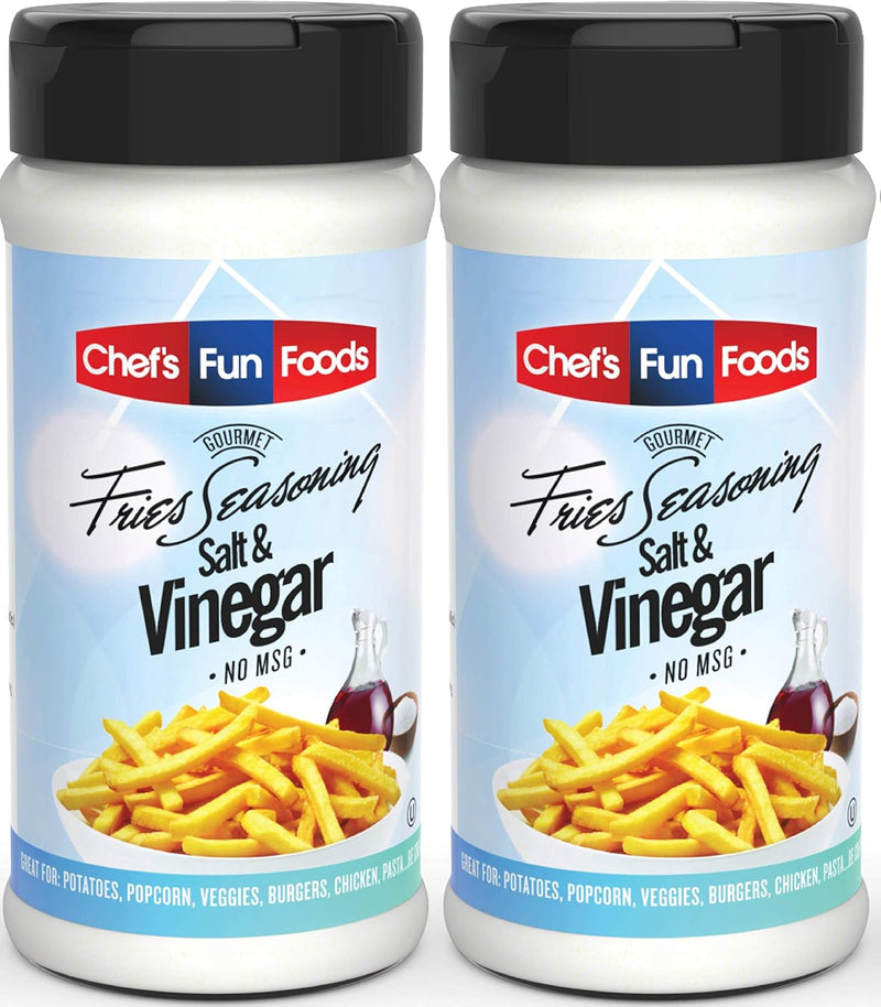 Gourmet Fries Seasonings Bottle, Salt and Vinegar, 12 Ounce