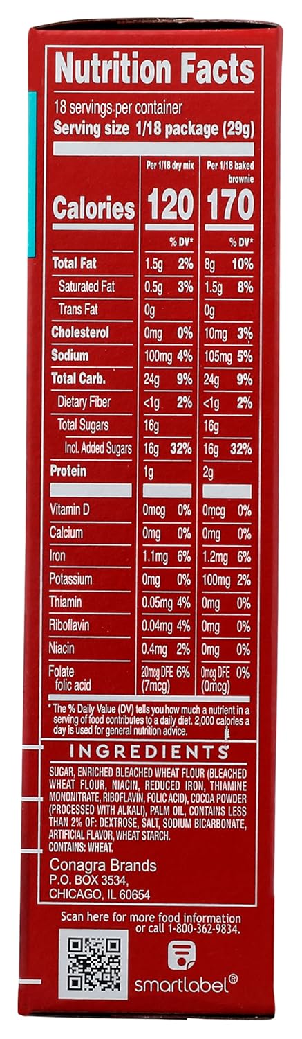 Duncan Hines Brownie Mix, Dark Chocolate Fudge, 18.2 oz.
