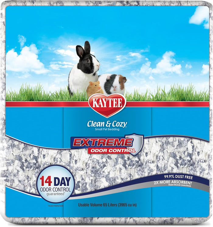 Kaytee Clean & Cozy Extreme Odor Control Bedding, Made for Small Animals, 40 Liters