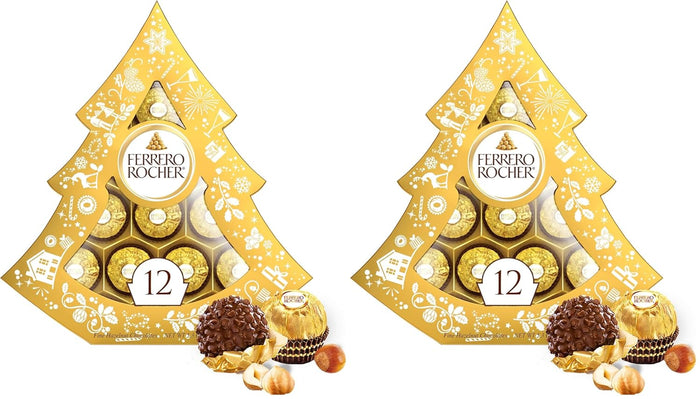 Ferrero Collection, 12 Count, Premium Gourmet Assorted Hazelnut Milk Chocolate, Dark Chocolate and Coconut, 4.6 oz