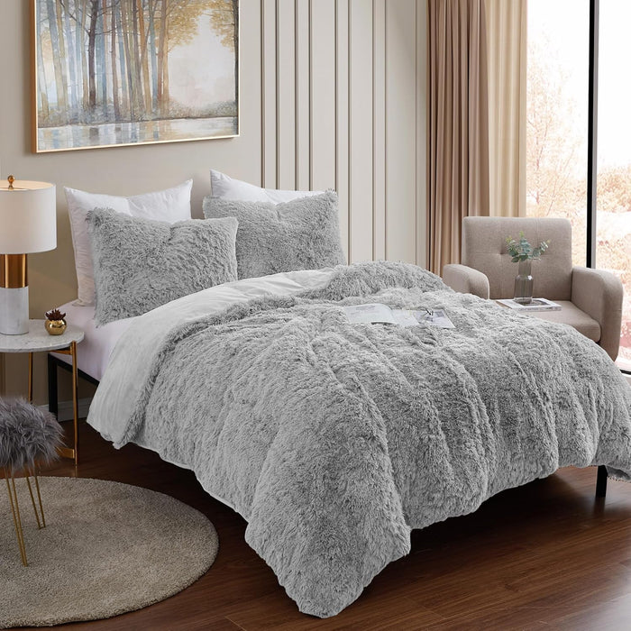 Full Size Comforter Set with Sheets - 7-Piece Bedding Collection - 1 Comforter, 1 Fitted Sheet, 1 Flat, 4 Pillowcases - Deep Pocket - Soft & Premium Quality - Ideal for All Seasons, Navy Blue