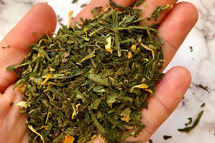 Beantown Tea & Spices - Citrus Green Tea. Gourmet Loose Leaf Green Tea. All Natural. (8 oz.)