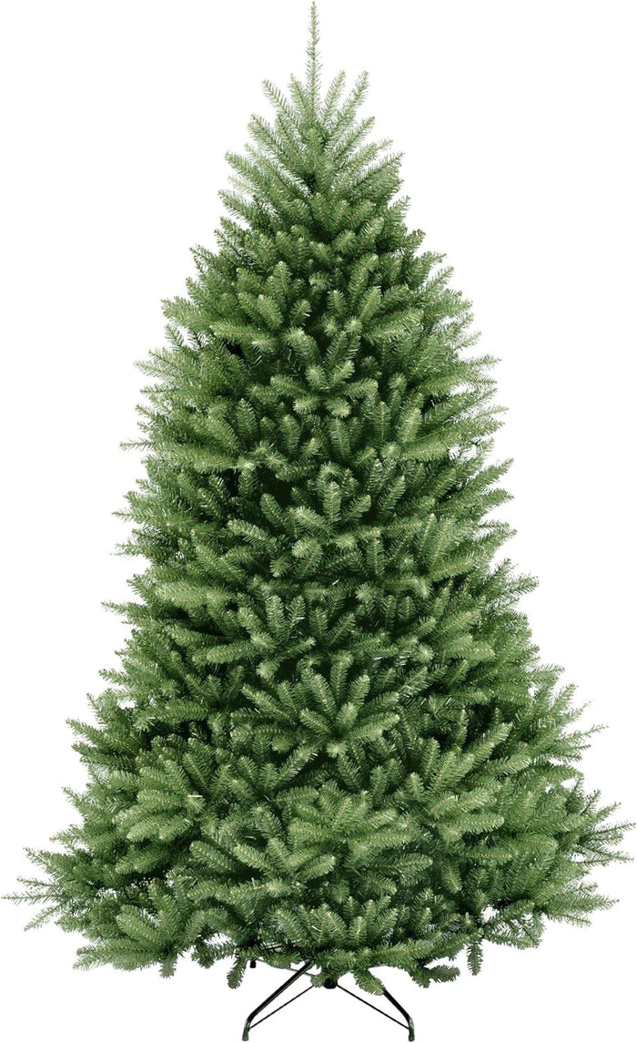 National Tree Company Artificial Full Christmas Tree, Green, Dunhill Fir, Includes Stand, 6.5 Feet