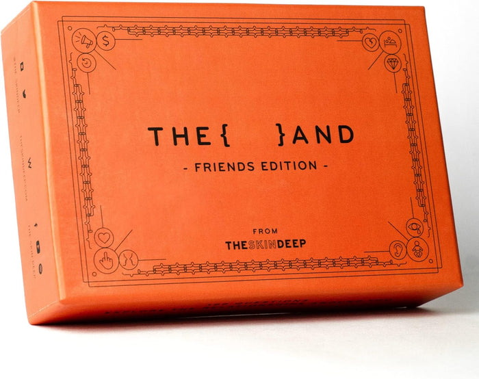{THE AND} Friends Edition - Conversation Starters to Make Friends Your Best Friends - Fun Getting to Know You Card Game with Questions - Deep Talks at Game Night or Dinner Party by The Skin Deep