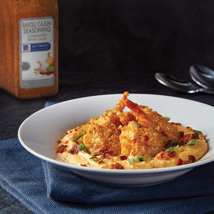 McCormick Culinary Bayou Cajun Seasoning, 21 oz - One 21 Ounce Container of Cajun Seasoning Made With Aromatic Spices for Catfish, Crawfish, Jambalaya and Gumbo