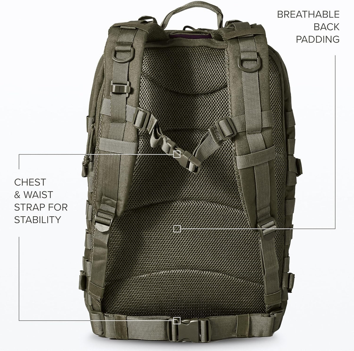 Falko Tactical Backpack 50L, 2.4x Stronger, Large Military Molle Rucksack, Heavy Duty, Work and Outdoors
