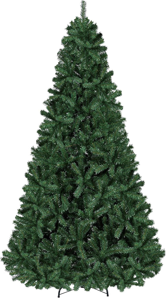 Yaheetech 9ft Artificial Christmas Tree, Realistic Premium Spruce Hinged Full Christmas Tree with 2028 Branch Tips Holiday Xmas Tree W/Metal Hinges & Foldable Base for Home Party Office Decoration
