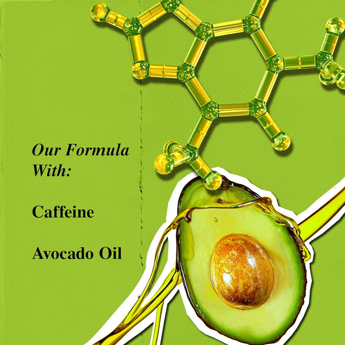 Kiehl's Avocado Eye Treatment, Under Eye Cream for Puffiness and Dark Circles, with Caffeine to Correct Bags, 99% Naturally Derived Non-Toxic Formula