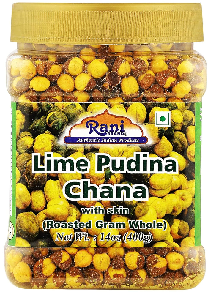 Rani Roasted Chana (Chickpeas) Sweet Mix Flavor 14oz (400g) PET Jar ~ All Natural | Vegan | No Preservatives | Gluten Friendly | Indian Origin | Ready to Eat
