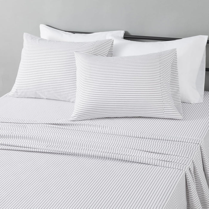 Amazon Basics Lightweight Super Soft Easy Care Wrinkle Free Microfiber 3 Piece Bed Sheet Set with 14-Inch Deep Pockets, Twin, Navy Blue, Solid, Kids, Men & Women Bedding