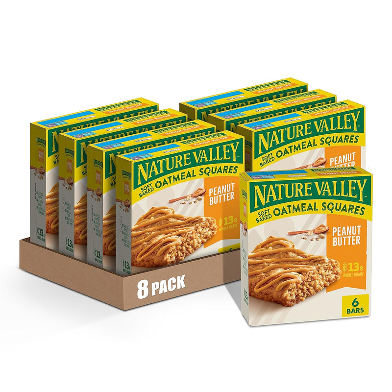 Nature Valley Soft Baked Oatmeal Squares, Cinnamon Brown Sugar, 12 Bars, 14.88 oz