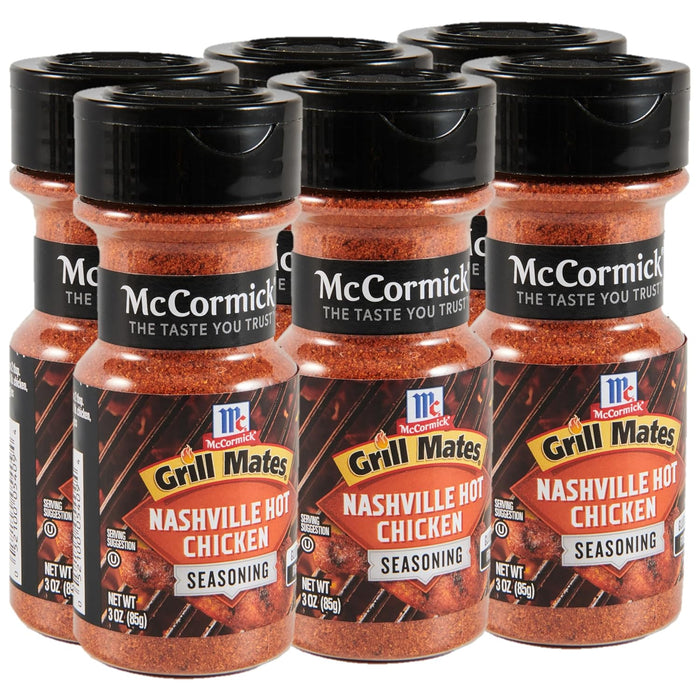 McCormick Grill Mates Nashville Hot Chicken Seasoning, 3 oz