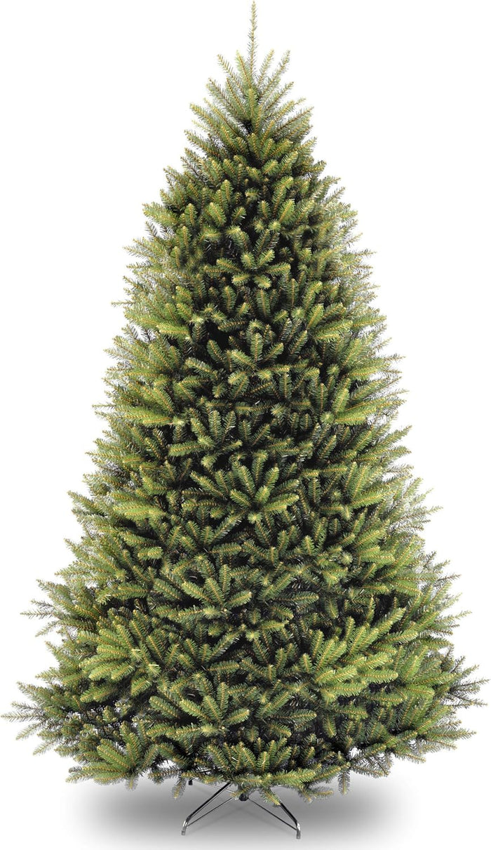 National Tree Company Artificial Full Christmas Tree, Green, Dunhill Fir, Includes Stand, 7.5 Feet
