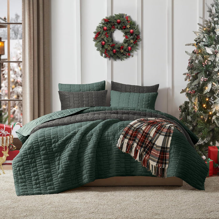 Wonderful 3 Pieces Fluffy Faux Rabbit Fur Bubble Comforter Set King Size, Tie-Dyeing Beige Plush Fuzzy Bedding Set, Warm Soft Bubble Comforter Bedding Set for Winter