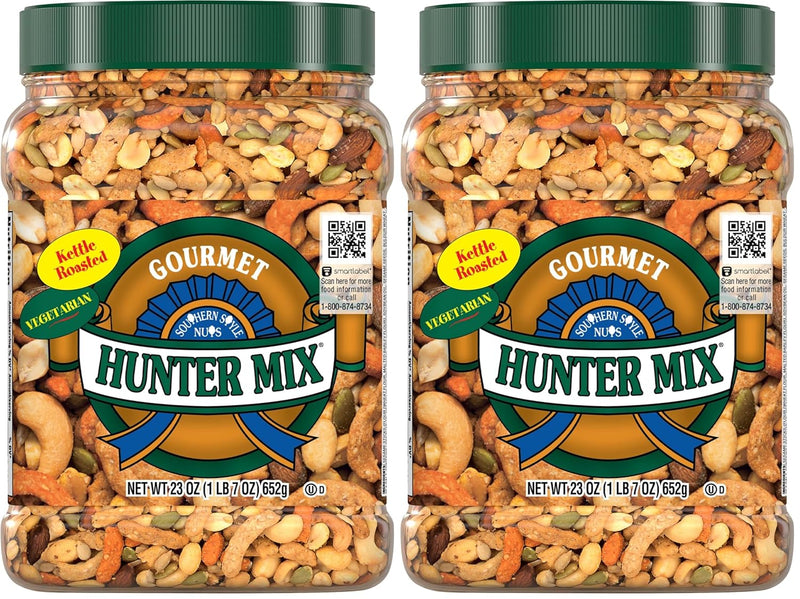 Southern Style Nuts Cheesy Cheddar Hunter Bulk Trail Mix, 20 oz (Pack of 1), Roasted Peanuts, Sesame Sticks, Corn Sticks, Almonds & Cashews, Mixed Nuts, Snacks for Adults & Kids