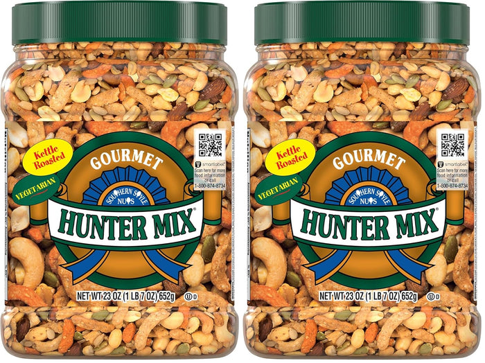 Southern Style Nuts Gourmet Hunter Bulk Trail Mix, 23 oz (Pack of 1), Sesame Sticks, Roasted Peanuts, Sunflower Kernels, Almonds, Cashews & Pepitas, Mixed Nuts, Snacks for Adults & Kids
