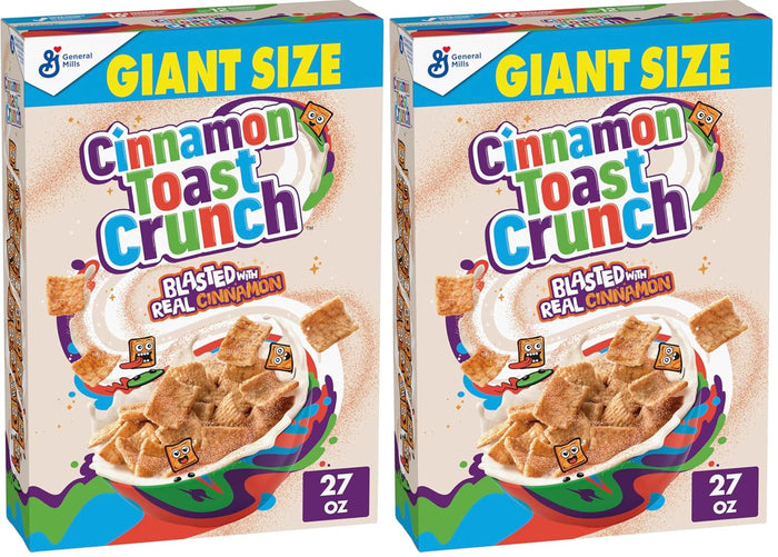 Cinnamon Toast Crunch Breakfast Cereal, Crispy Cinnamon Cereal, 12 oz
