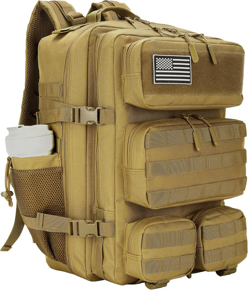 55L Tactical Backpack Heavy Duty Military Rucksack Molle Backpack 3 Day Assault Pack for Work Outdoors