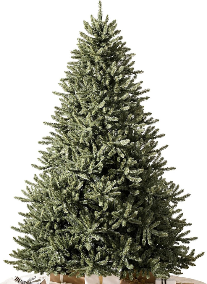 Balsam Hill 6.5ft Unlit Classic Blue Spruce - Artificial Christmas Tree with 2,144+ Tips, Premium Stand, Storage Bag & Easy Assembly for Indoor Holiday Decorating