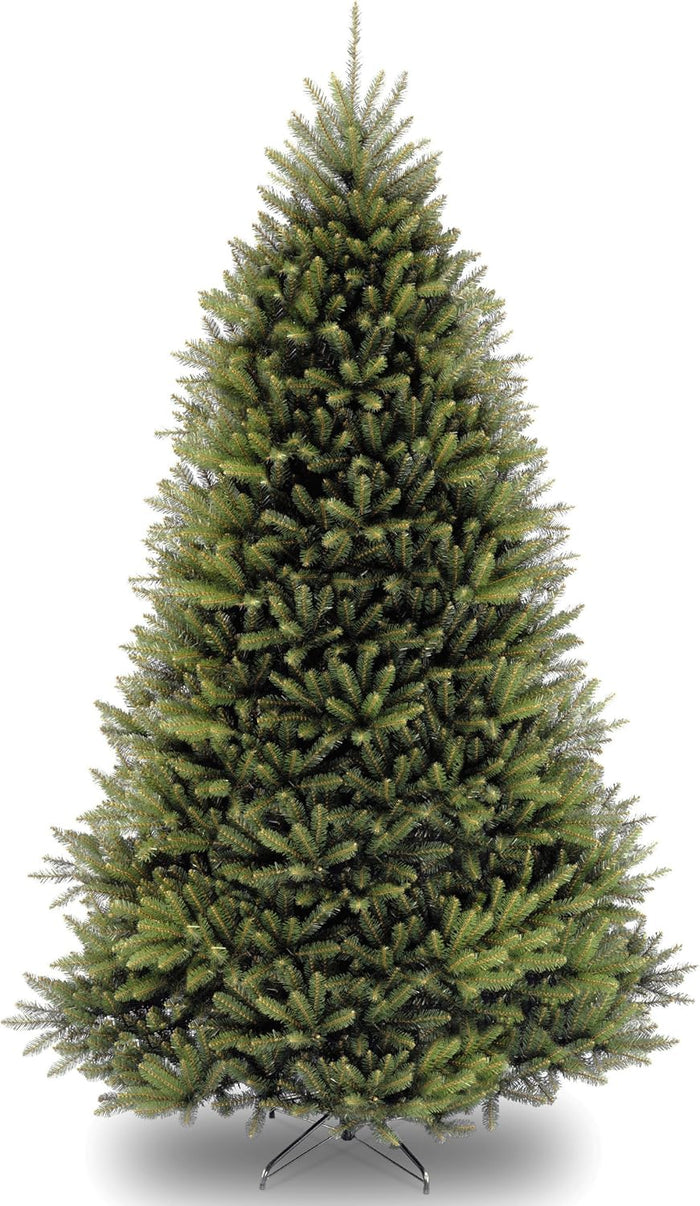 National Tree Company Artificial Full Christmas Tree, Green, Dunhill Fir, Includes Stand, 7.5 Feet