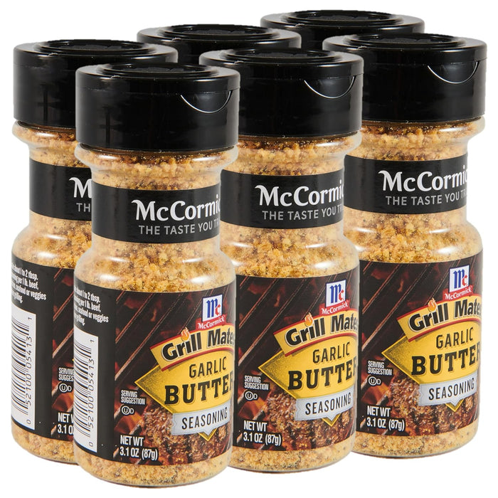 McCormick Grill Mates Garlic Butter Seasoning, 3.1 oz
