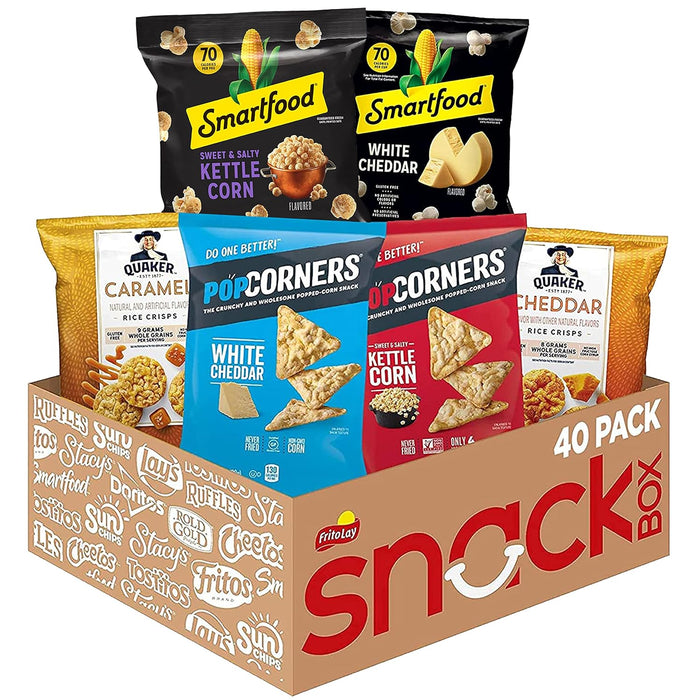 Frito-Lay Baked & Popped Mix Variety Pack, (Pack of 40)