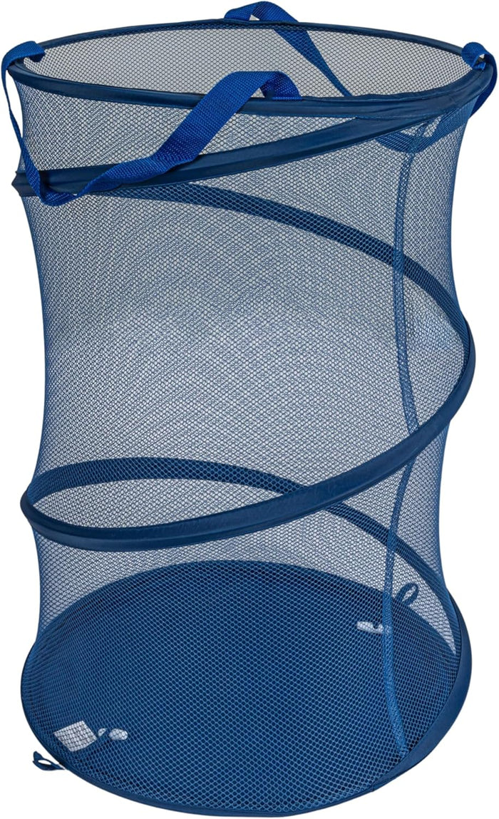 Household Essentials Pop-Up Mesh Laundry Hamper, Beige