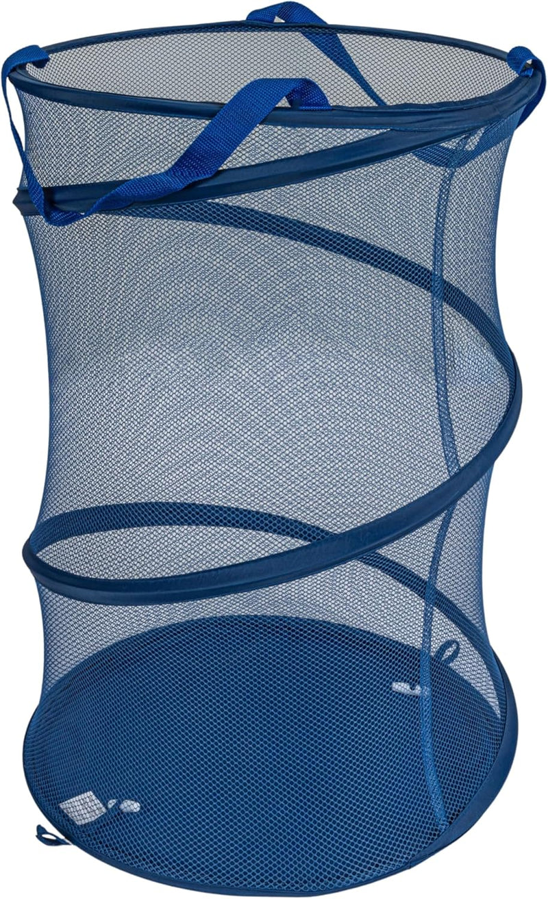 Household Essentials Pop-Up Mesh Laundry Hamper, Beige