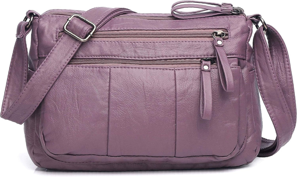 VOLGANIK ROCK Purses for Women Soft PU Leather Shoulder Bag Ladies Crossbody Purse and handbags Lightweight Pocketbook