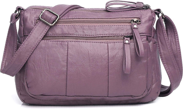 VOLGANIK ROCK Purses for Women Soft PU Leather Shoulder Bag Ladies Crossbody Purse and handbags Lightweight Pocketbook