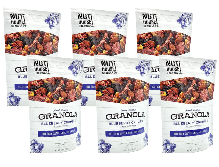 NutHouse! Granola Company - Premium Original Recipe Granola | Certified Gluten-Free, Non-GMO, Kosher | Vegan, Soy-Free | 12 oz. Bag (3-Pack)