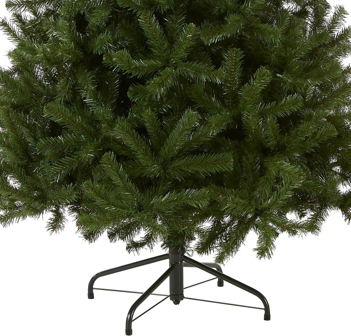 National Tree Company Artificial Full Christmas Tree, Green, North Valley Spruce, Includes Stand, 6 Feet