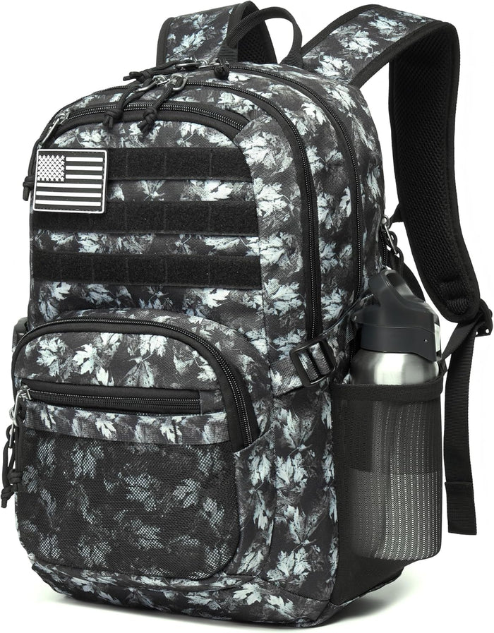 Military Tactical Backpack for Men Army 3 Days Assault Pack Bag with Molle System for Outdoor Adventures (khaki, 25L)