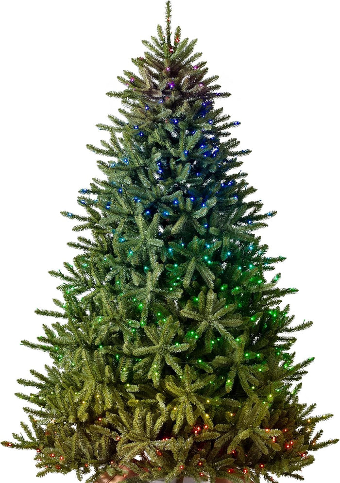 Balsam Hill 6.5ft Unlit Classic Blue Spruce - Artificial Christmas Tree with 2,144+ Tips, Premium Stand, Storage Bag & Easy Assembly for Indoor Holiday Decorating
