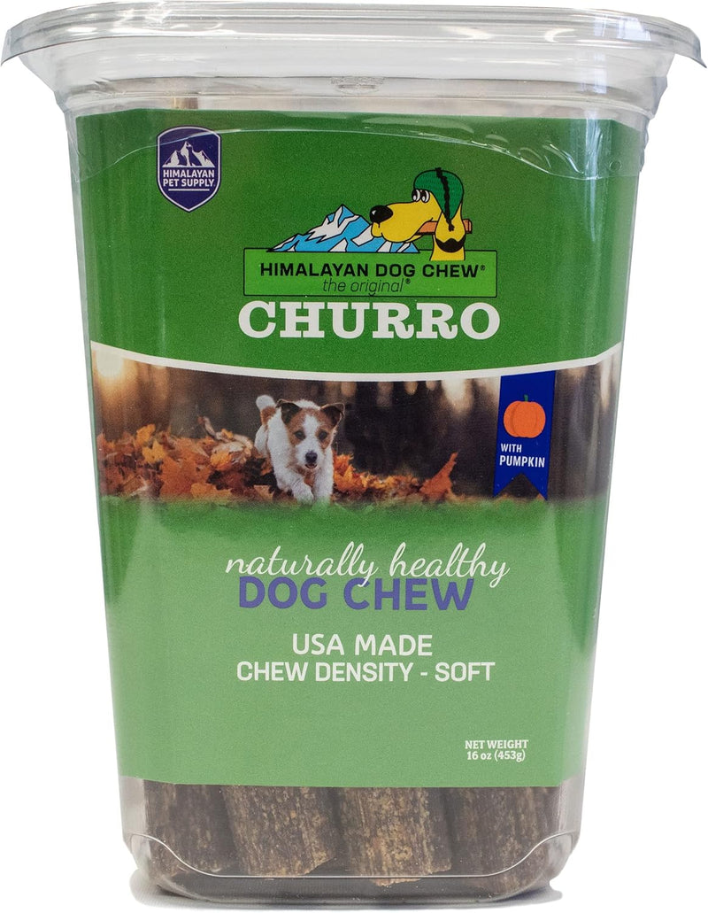 Himalayan Dog Chew Churro Yak Cheese Dog Chews, 100% Natural, Long Lasting, Gluten Free, Healthy & Safe Dog Treats, Lactose & Grain Free, Protein Rich, For All Breeds, Soft, Chicken Flavor, 4 Pack
