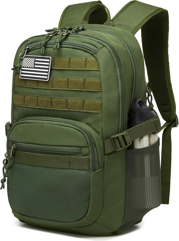 Military Tactical Backpack for Men Army 3 Days Assault Pack Bag with Molle System for Outdoor Adventures (khaki, 25L)