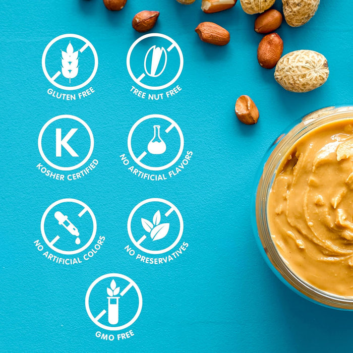 SKIPPY Natural Peanut Butter Creamy Spread, 26.5 oz Jar (Pack of 2)