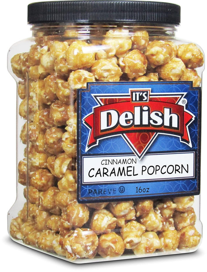 Gourmet Purple Grape Flavored Popcorn by It's Delish, 16 Oz Jumbo Container | Bulk Air Popped Pop Corn Snack - Fruity Purple Themed Candy Confetti – Gluten Free, Vegan, Kosher, 1 Count