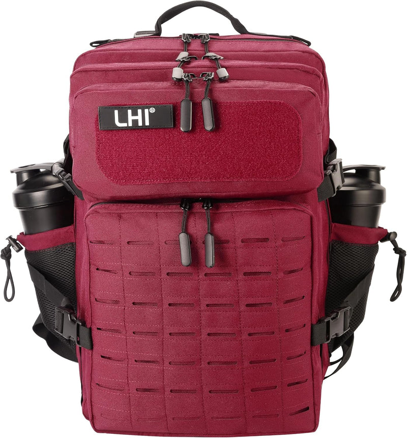 LHI Tactical Military Backpack for Men 25L/45L Large Molle Army Assault Pack 3 Day Hiking Rucksack With Bottle Holder