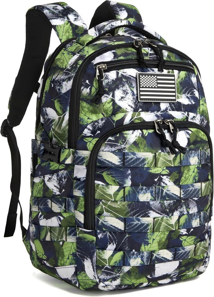 Wotony Military tactical backpack, backpack for men black small tactical assault bag