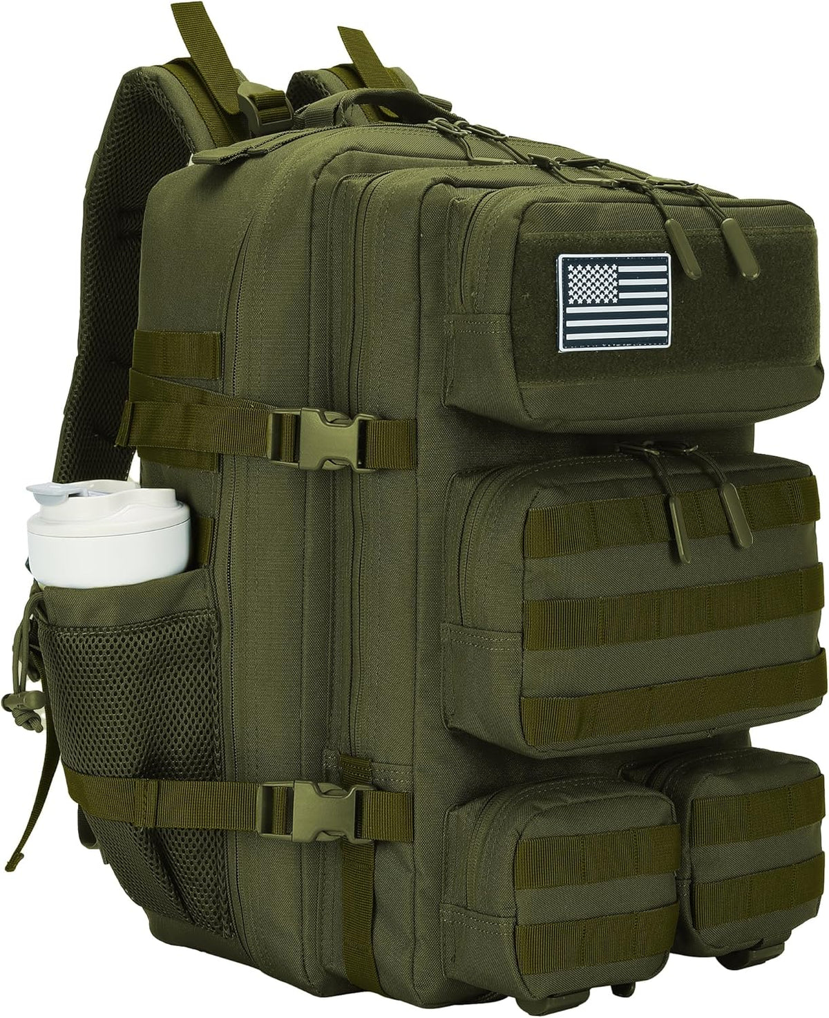 55L Tactical Backpack Heavy Duty Military Rucksack Molle Backpack 3 Day Assault Pack for Work Outdoors