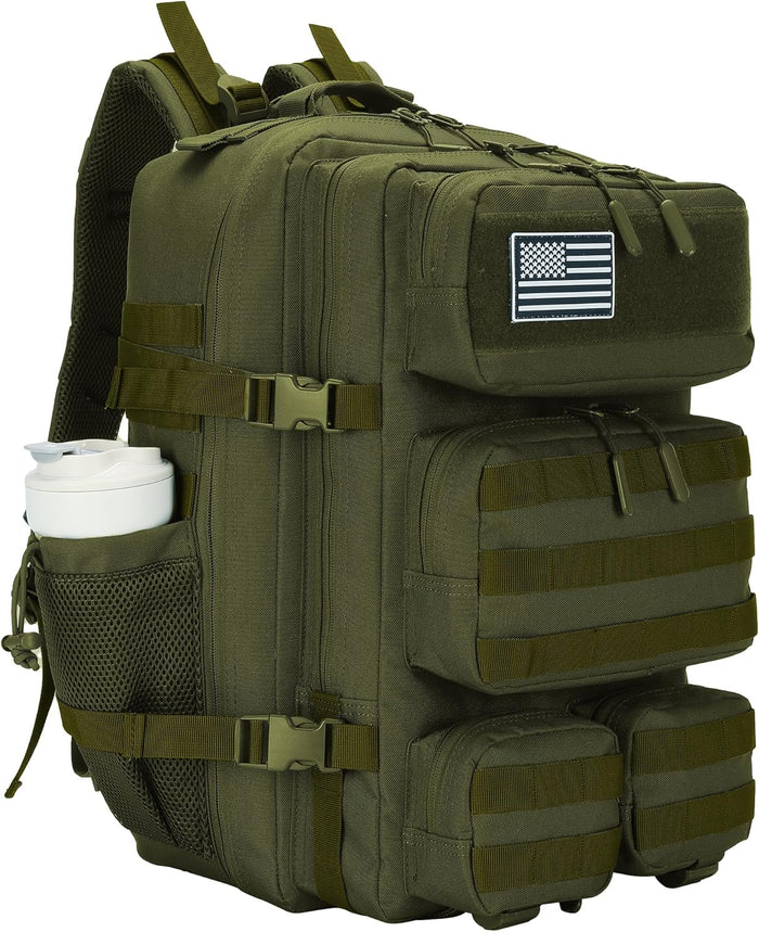 55L Tactical Backpack Heavy Duty Military Rucksack Molle Backpack 3 Day Assault Pack for Work Outdoors